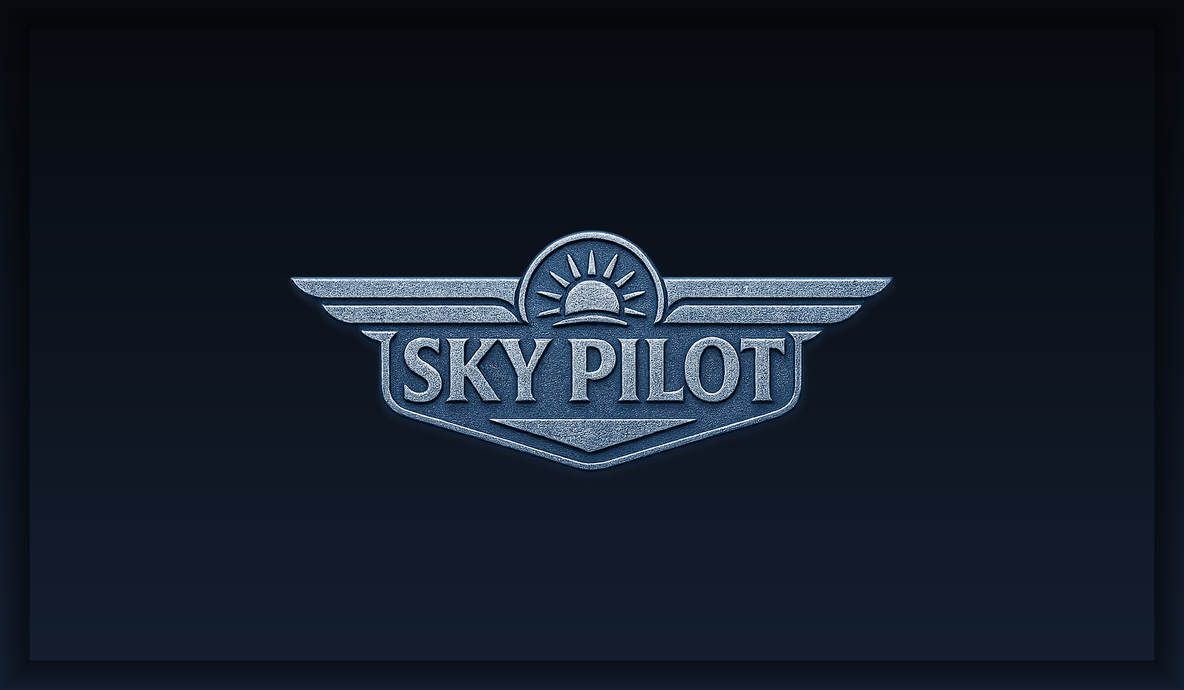 Sky Pilot — atmospheric night sky with subtle glow